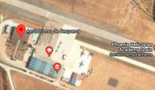 Aeródromo de Requena - El rebollar. Mapa