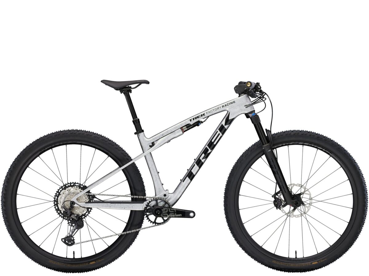 Trek Supercaliber SLR 9.8 XT M Argent Drizzle GEN 2 Hummi Bikes Bicycle Store