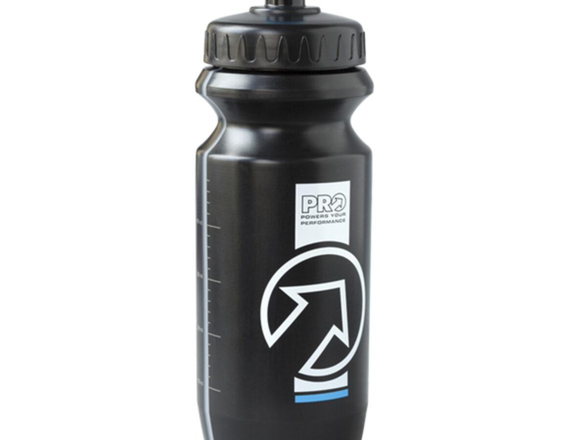 Bidón de ciclismo Eltin 600ml negro y gris