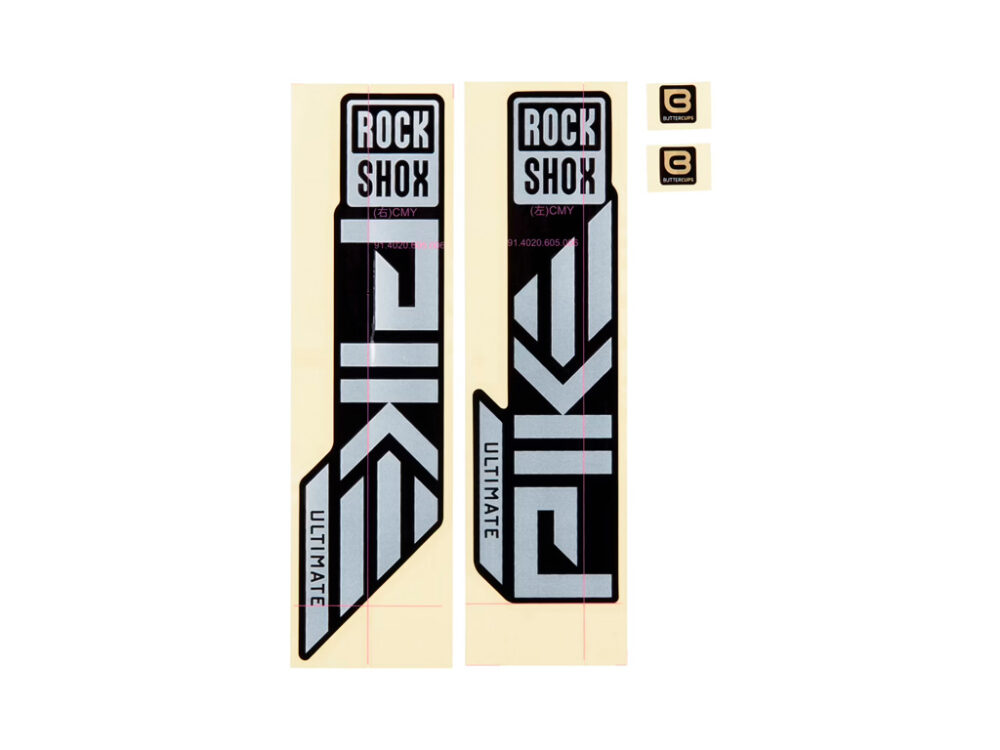 RS REC KIT ADHESIVOS PIKE ULT PLATA MATE (2023+)