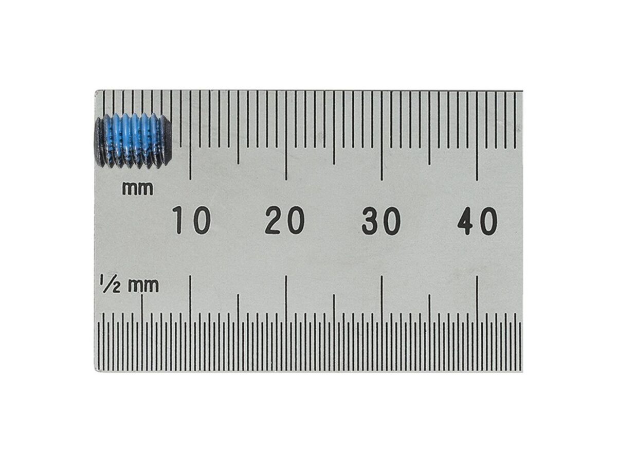 Fastener Trek M6x1.0x8mm Set Screw Blue Nylock Bla - Imagen 2
