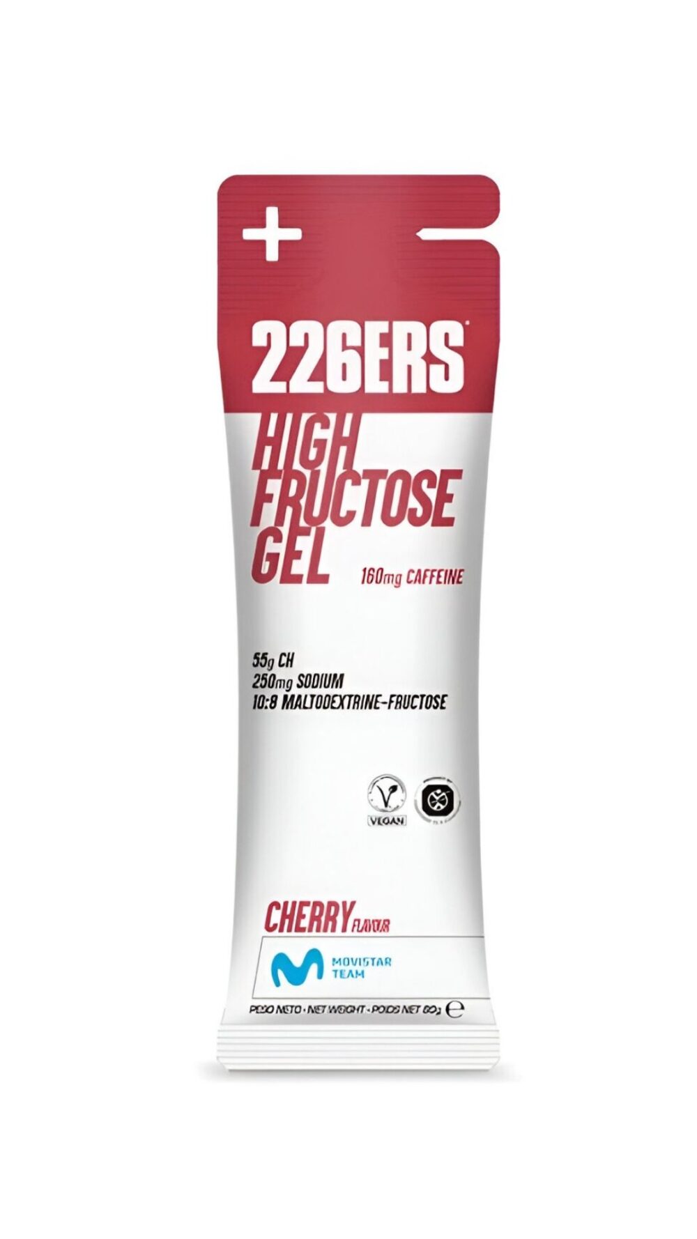 226ers High Fructose Gel 80Gr Caffeine Cherry 160Mg