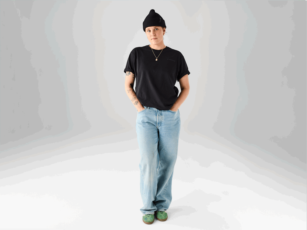 Camisa Trek Logo Monocromático S Negro/Negro