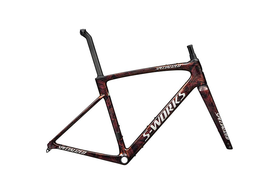Roubaix Sw Frmset Cmlnredgld/Sldmet/Dunewht 52