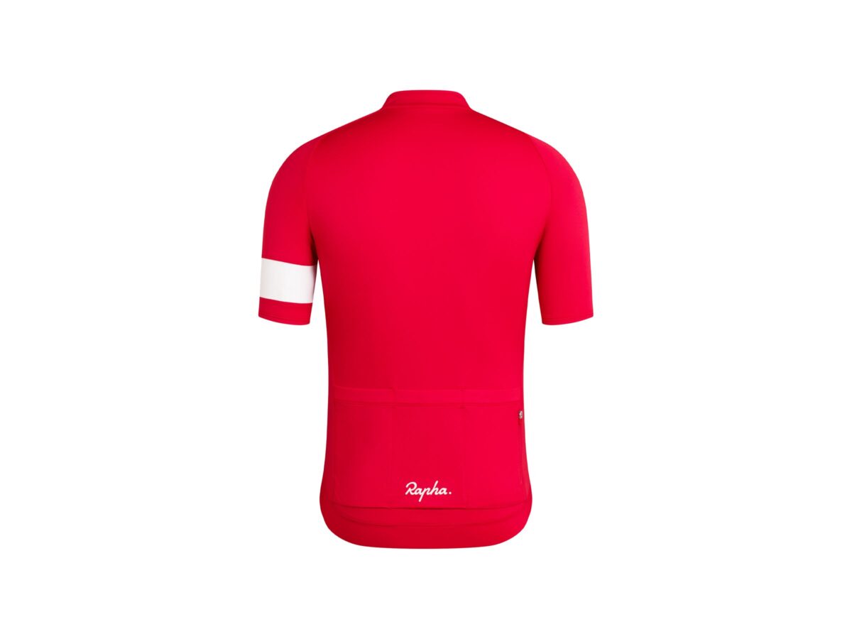 Maillot básico Rapha 24 Talla M Rojo - Imagen 2