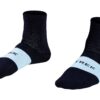 Sock Trek Race Quarter Medium (39-41) Deep Dark Blue