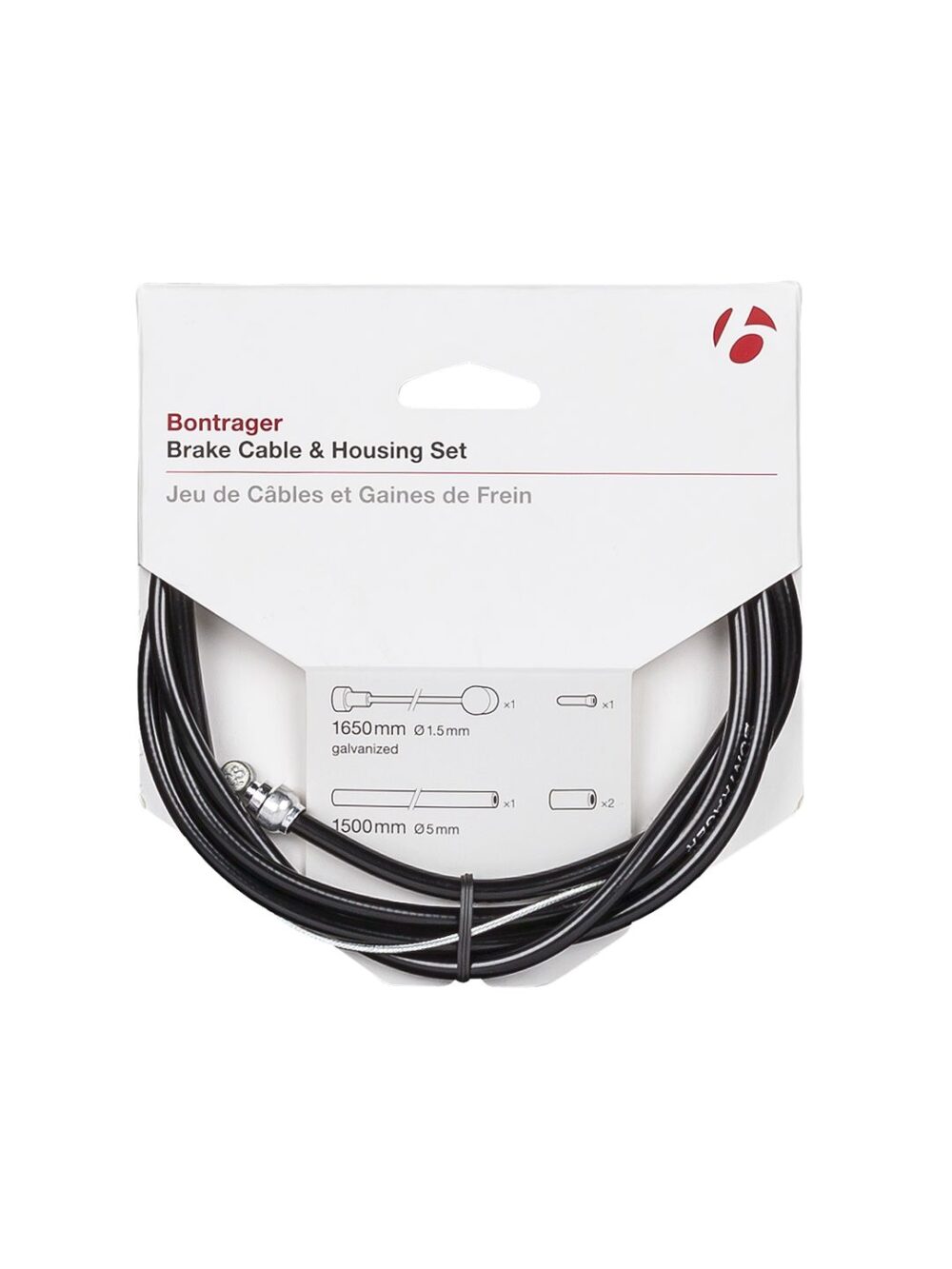 CBL/HSG BNT BRK 5MM BK/ZINC