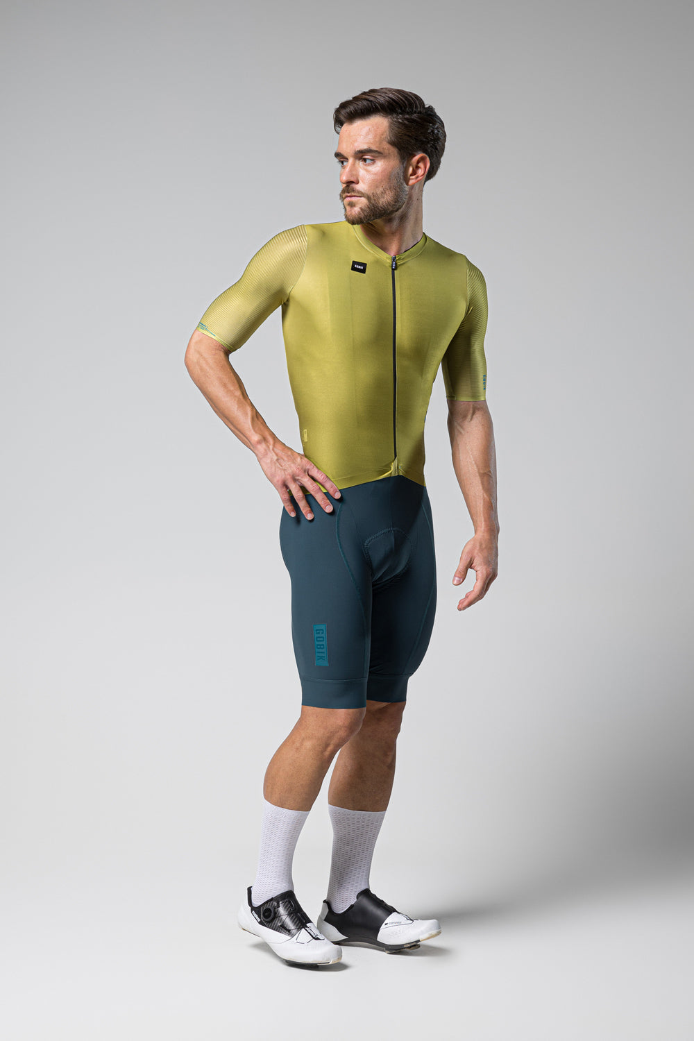 Maillot Manga Corta Attitude 2.0 Hombre Split Green - S