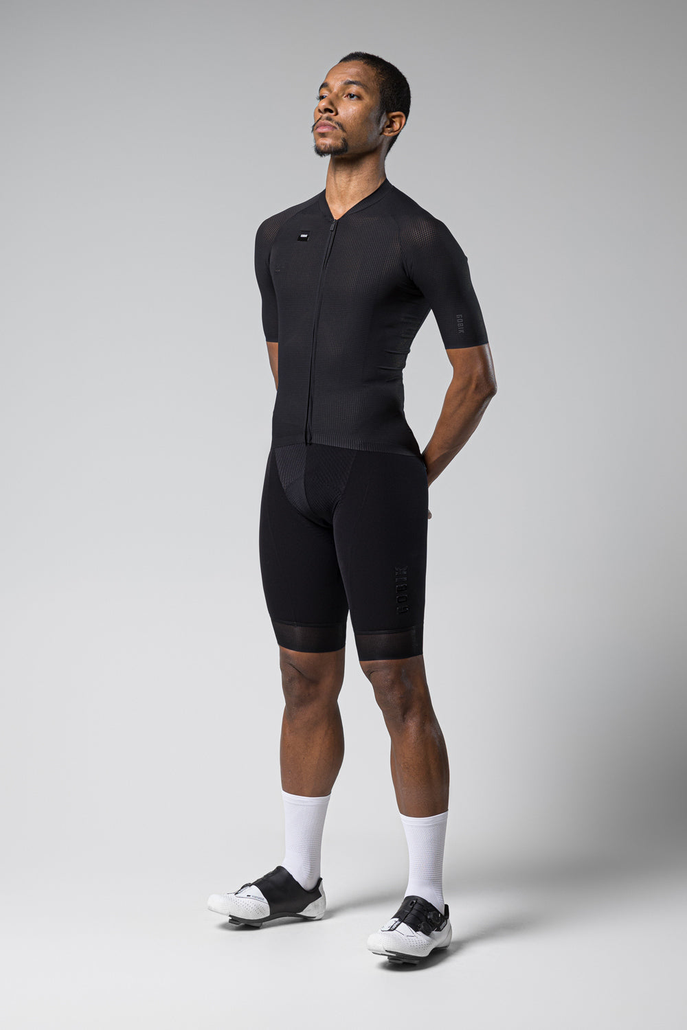 Maillot Manga Corta Phantom Unisex Jet Black - S