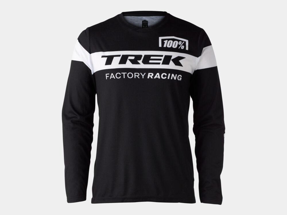 Maillot de manga larga 100% Trek Factory Racing Airmatic XL negro