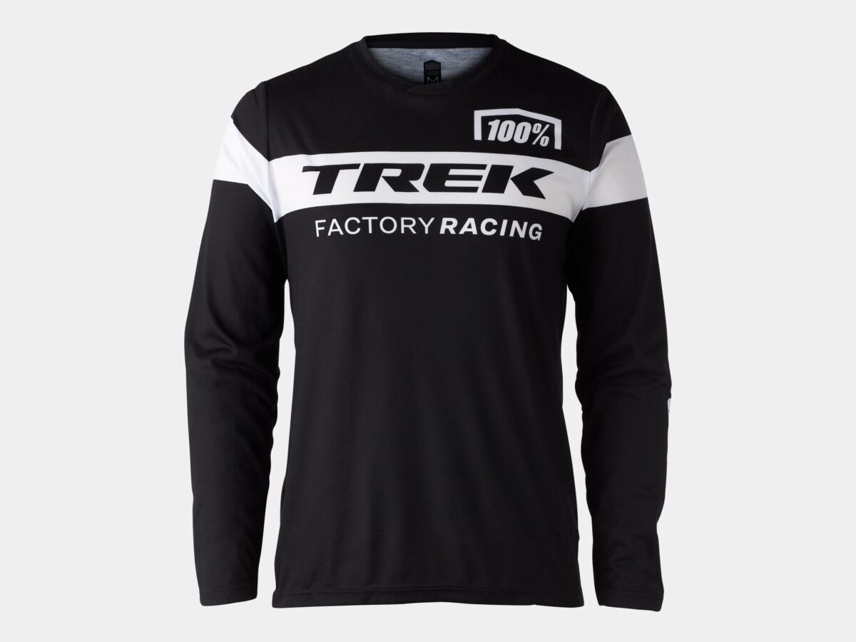 Maillot de manga larga 100% Trek Factory Racing Airmatic XL negro
