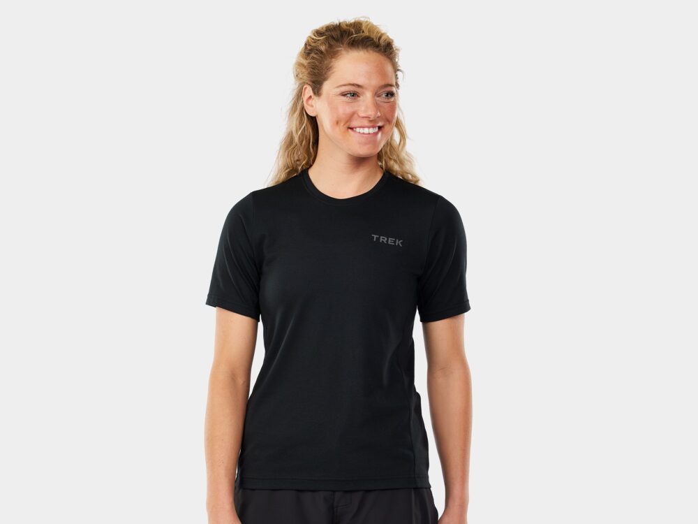 Shirt Trek Evoke Tech Tee Women Small Black