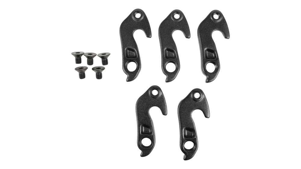 HGR REV. 3 ROAD DERAILLEUR HANGER, LONG VERSION, MAX 28T, W/ BOLT (5 Pack) - Imagen 2