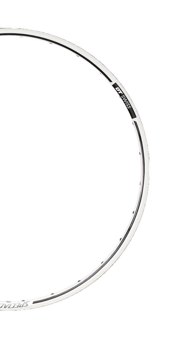 RIM DT 420 SL 32H WITH DECALS WHT,BLK STRIPE(RTX042DPS32W102043)(NO LONGER PRODUCED)
