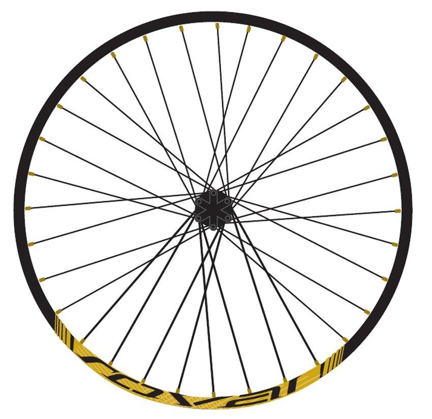 WHL MY11 ROVAL CONTROL TRAIL EL REAR 28H BLK/GOLD WHEEL(NO LONGER PRODUCED)