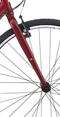 FRK MY12 VITA SPORT STEP THROUGH FORK 51MM 1-1/8 CRMSN/BLK/WHT