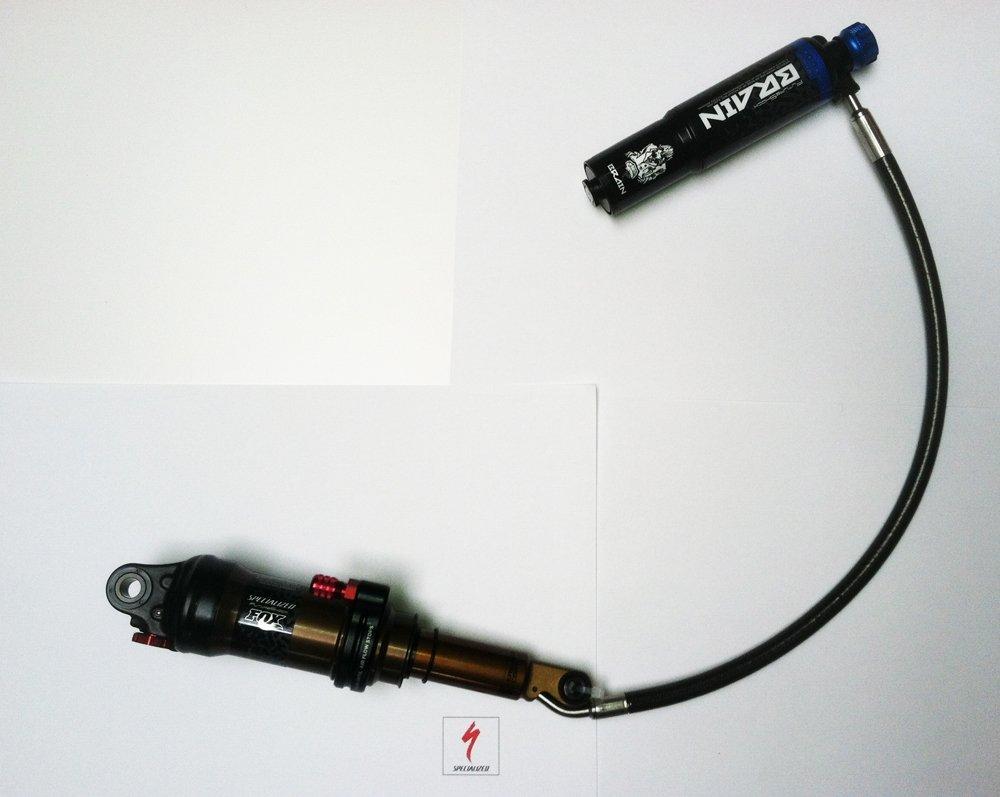 SHK FOX MY11-13 EPIC REMOTE MINI BRAIN W/AUTO SAG. BRAIN FADE ADJUST I-VALVE, 187X47, 29ER HOSE LENGTH, WITH KASHIMA COATING, NEW TUNE FOR (976-63-063) - CCTX (NO LONGER PRODUCED)