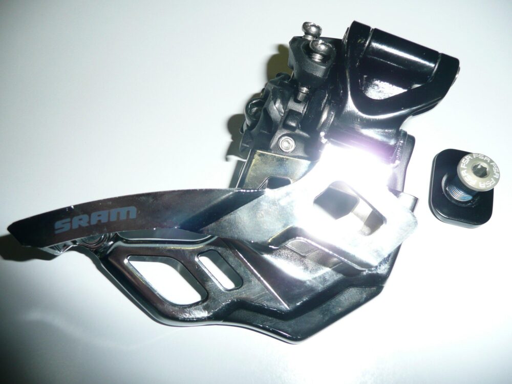 DER SRAM, FRONT, X7, 2X10, MIDDLE DIRECT MOUNT, DUAL PULL, 38T MAX FOR TACO BLADE (00.7618.017.000)