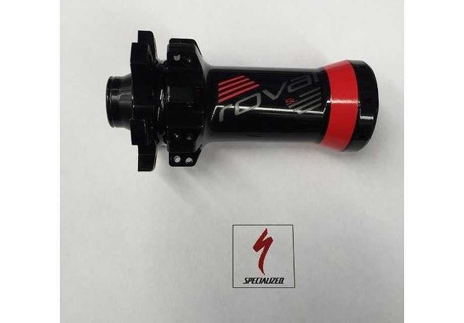 Alternative view of HUB ROVAL, FRONT, TA, 15X100MM, 24H, DISC, 6-BOLT, W/ 19MM 0D END CAPS (LFM14) (H240ADIXR24SO2879C)