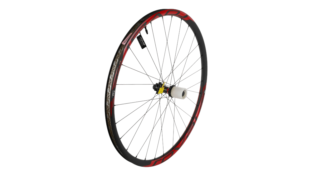 WHL MY14 CONTROL SL, 29, REAR, CARBON, TA, 12X142+, DISC, 6-BOLT, 28H, SHIMANO HG 10-SPD. FHB - RED DECAL