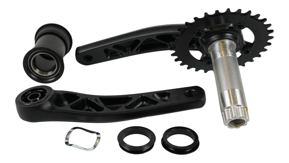 CRK STOUT, 175MM, CRANKSET, ALLOY, PF30 / 30MM ALY SPINDLE, 76BCD, 30T RING, 1X10-SPD, W/ BB - Imagen 2