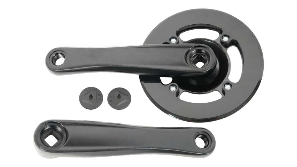 CRK KIDS, 152MM, L+R ARMS, ALLOY, SQUARE-TAPER, 30T RIVETED RING, 1X9-SPD, W/ BASH GUARD (NO BB)