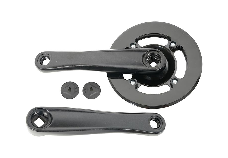 Alternative view of CRK KIDS, 152MM, L+R ARMS, ALLOY, SQUARE-TAPER, 30T RIVETED RING, 1X9-SPD, W/ BASH GUARD (NO BB)