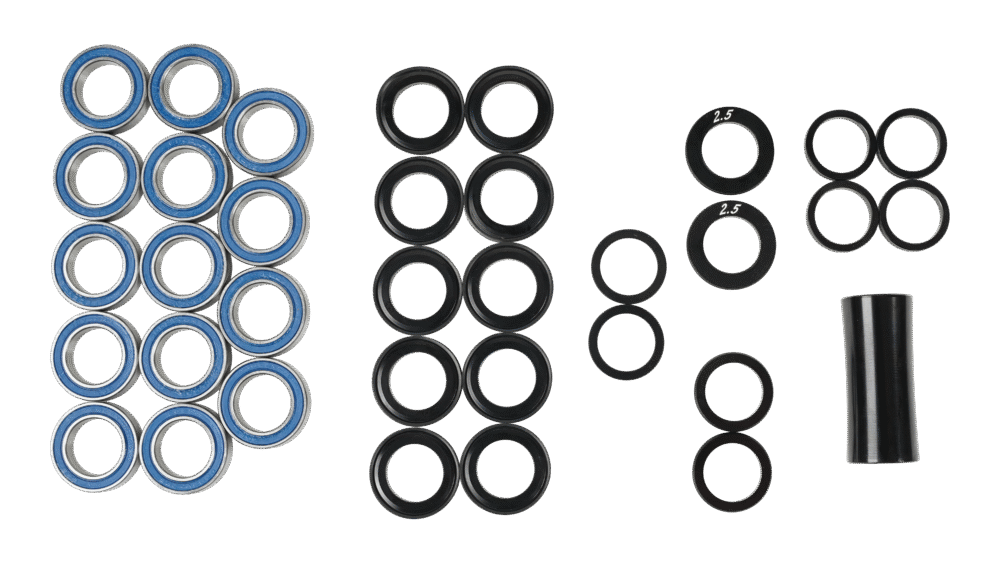 BRG KIT, MY17-19 ENDURO FSR, SUSPENSION BEARING KIT (W/ PIVOT SPACERS)