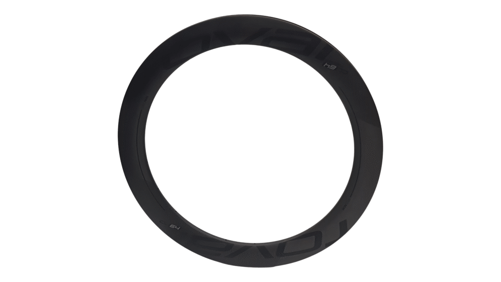 RIM MY17 CL 64 DISC, 700C, FRONT, CARBON, 21H, DISC, 20.7MM INTERNAL - SATIN CARBON W/ BLACK DCL
