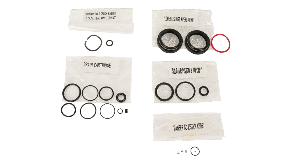 SUB ROCKSHOX, MY17 RS-1 BRAIN & SPIKE VALVE FORKS, 200HR SERVICE KIT, RS-1 A2 (114418.013.003)