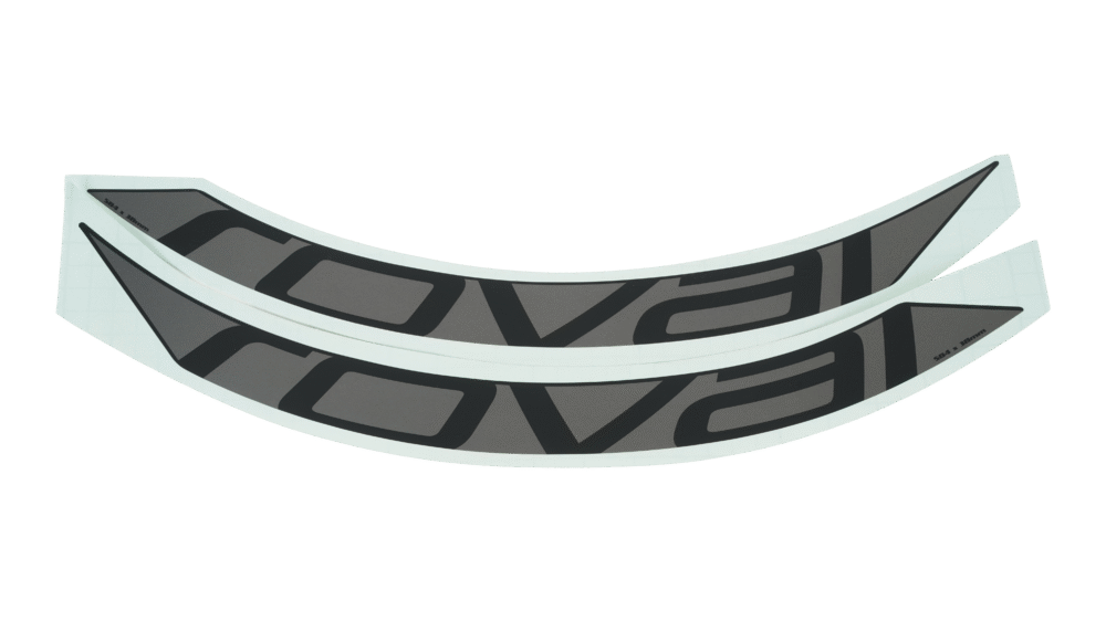 DCL MY18 ROVAL TRAVERSE CARBON 38 650B, 2 DECALS FOR ONE WHEEL - BLACK