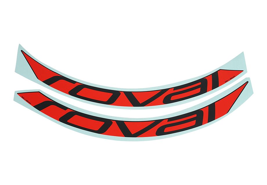 Alternative view of DCL MY18 ROVAL TRAVERSE CARBON 29, 2 DECALS FOR ONE WHEEL - ROCKET RED