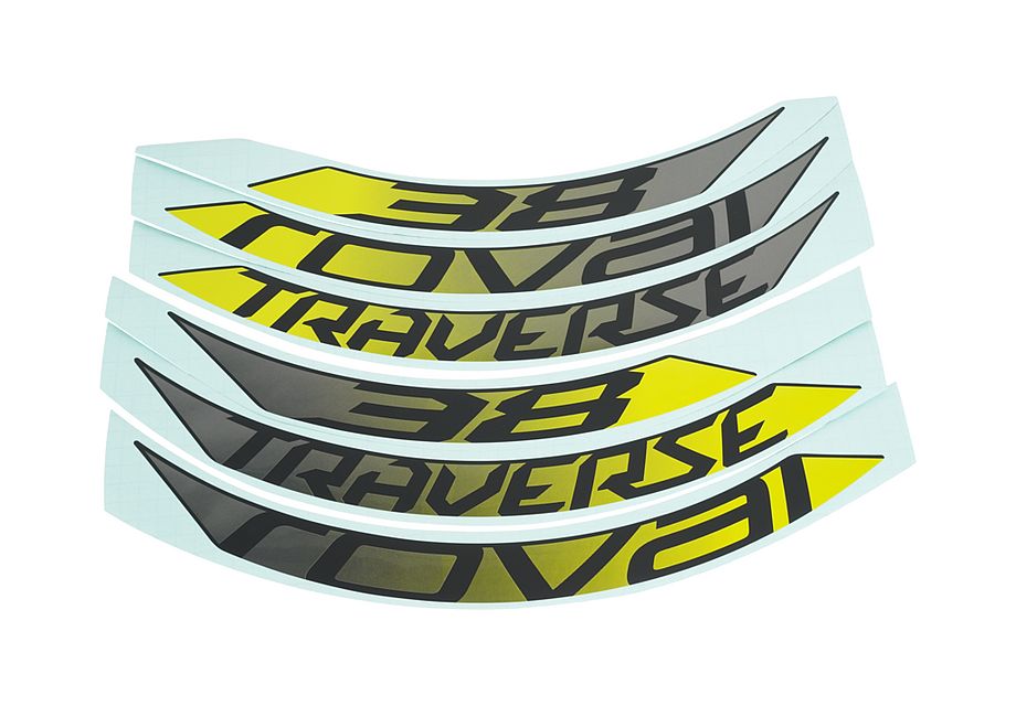 Alternative view of DCL MY18 ROVAL TRAVERSE SL 38 650B, 6 DECALS FOR ONE WHEEL - HYPER