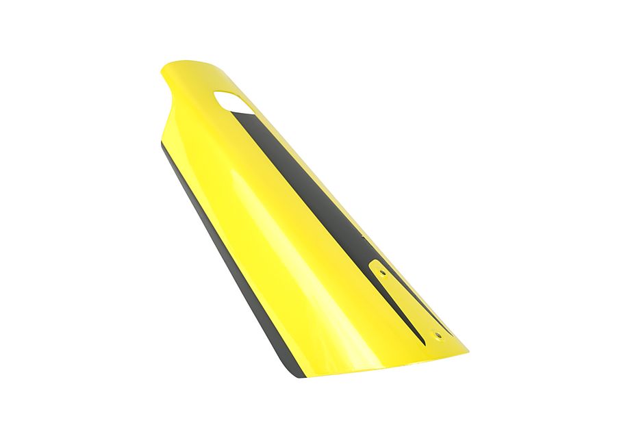 Alternative view of ELE COVER, VADO/COMO (GEN.1), BATTERY COVER - GLOSS LIMON / SATIN BLACK DECAL