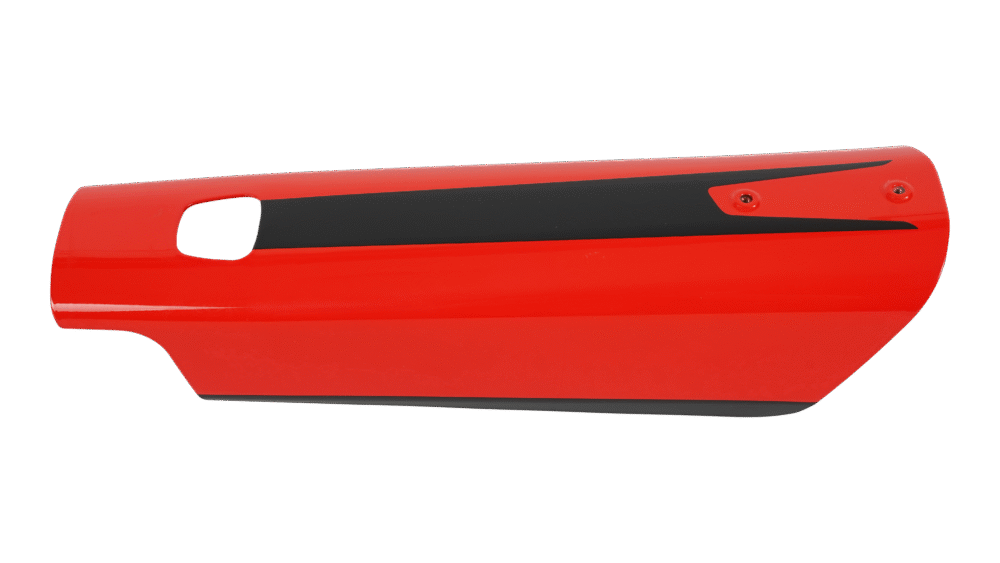 ELE COVER, VADO/COMO (GEN.1), BATTERY COVER - GLOSS NORDIC RED / SATIN BLACK DECAL