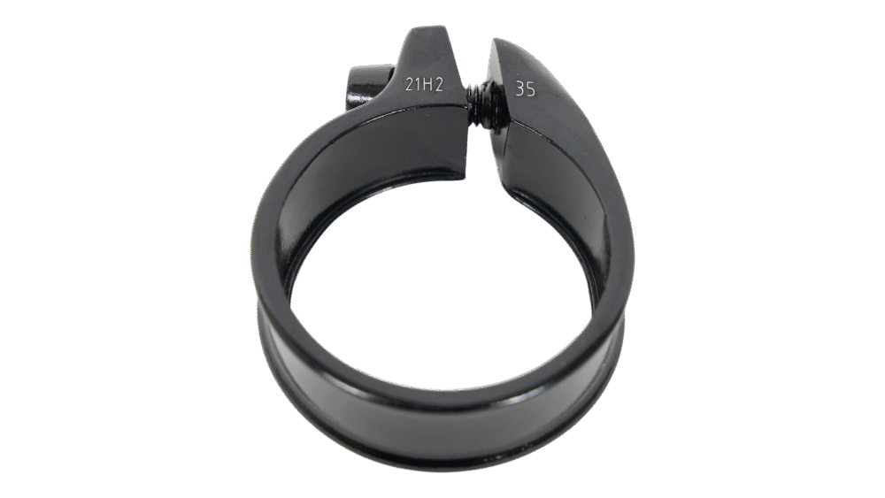 STC 34.9MM SEATPOST CLAMP, BOLT-ON COLLAR, W/ STEEL BOLT - Imagen 2
