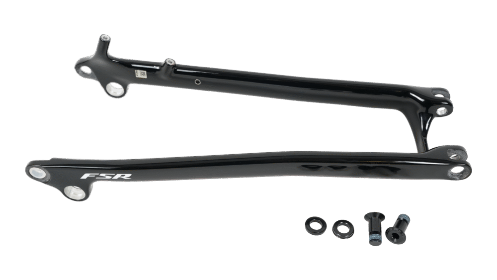STS MY20 SJ FSR (J1), CARBON SEATSTAY, CLEVIS TYPE, 12X148MM - GLOSS BLACK/WHITE