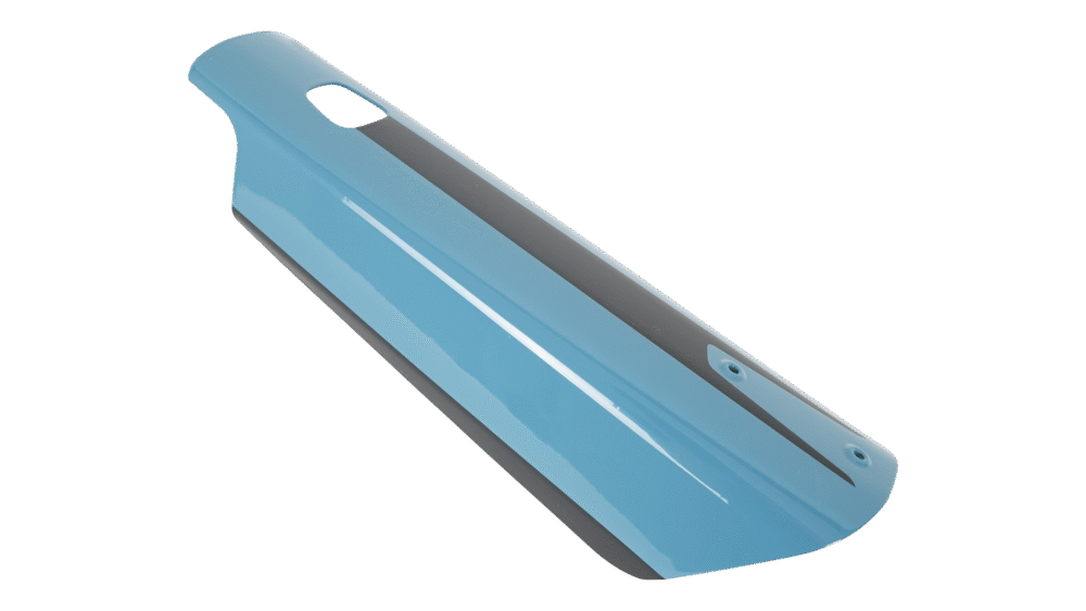 ELE COVER, VADO/COMO (GEN.1), BATTERY COVER - GLOSS SATIN STORM GREY / BLACK / CHROME