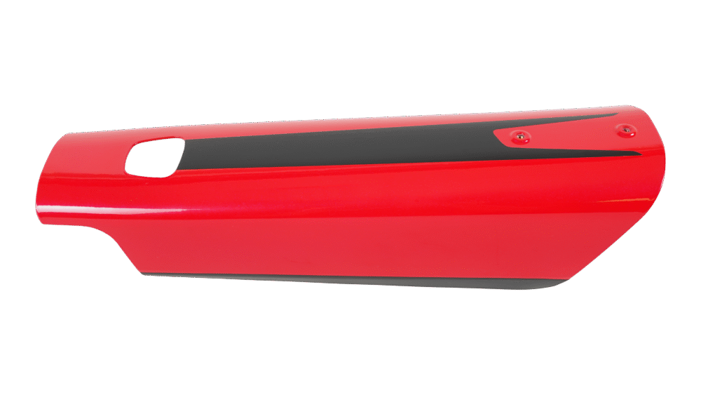 ELE COVER, VADO/COMO (GEN.1), BATTERY COVER - GLOSS SATIN FLO RED W/ BLUE GHOST PEARL