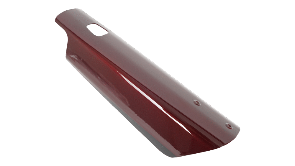 ELE COVER, VADO/COMO (GEN.1), BATTERY COVER - GLOSS METALLIC CRIMSONN / BLACK CHROME