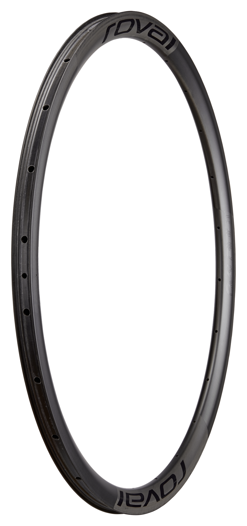 RIM MY20 ALPINIST CLX, 700C, REAR, CARBON, 24H, DISC, 21MM INTERNAL (NON-TUBELESS COMPATIBLE) (CR1870) - SATIN CARBON W/ BLACK DCL