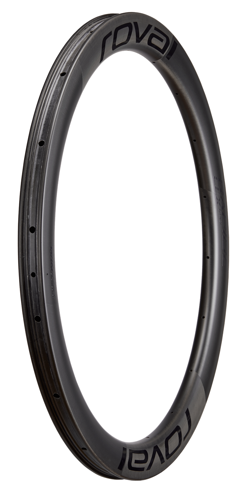 RIM MY20 RAPIDE CLX, 700C, FRONT, CARBON, 18H, DISC, 21MM INTERNAL, 51MM DEPTH (NON-TUBELESS COMPATIBLE) (CR1871) - SATIN CARBON W/ BLACK DCL