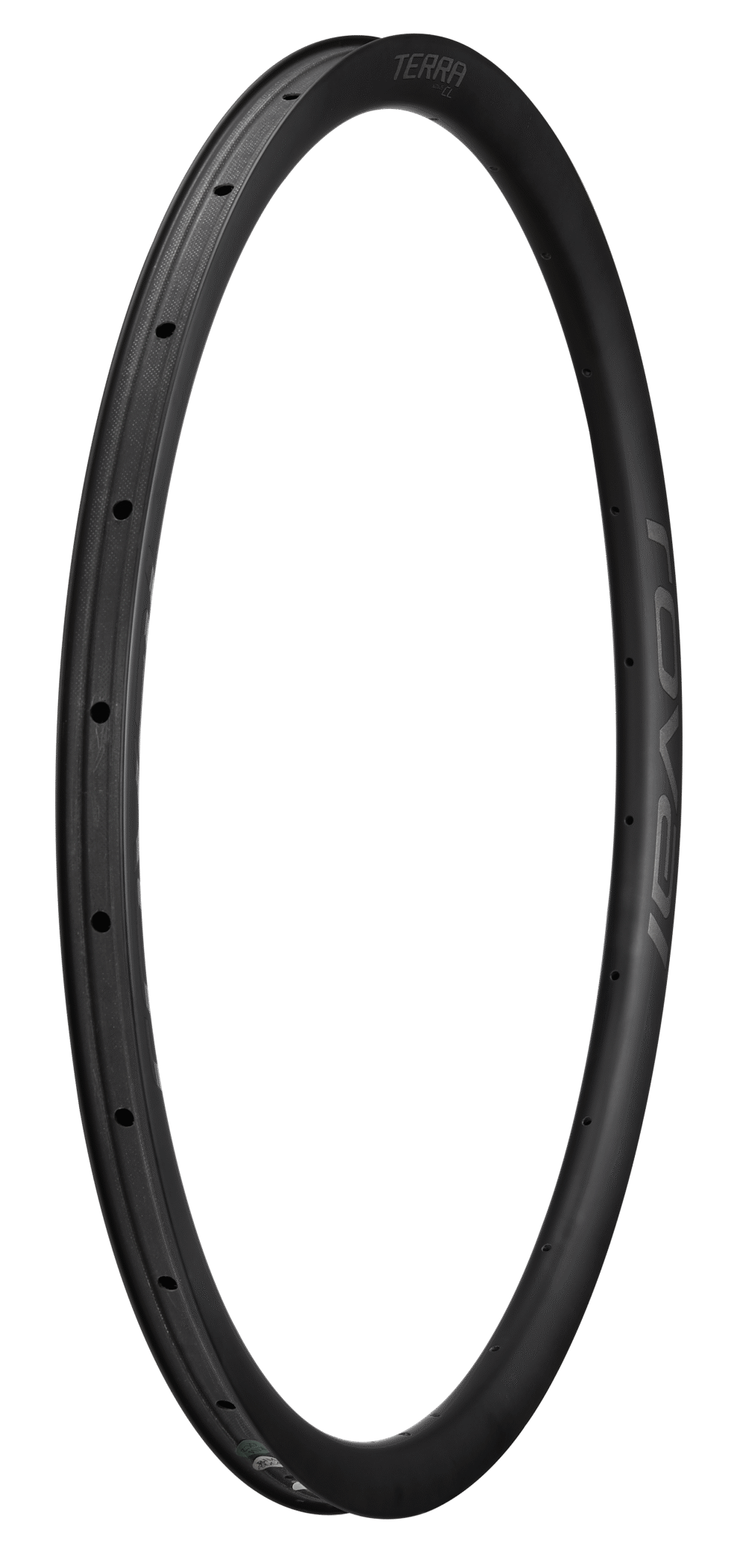 RIM MY21 TERRA CL, 700C, FRONT & REAR, CARBON, 24H, DISC, 25MM INTERNAL (WC029-2) - SATIN CARBON W/ GLOSS SMOKE DCL