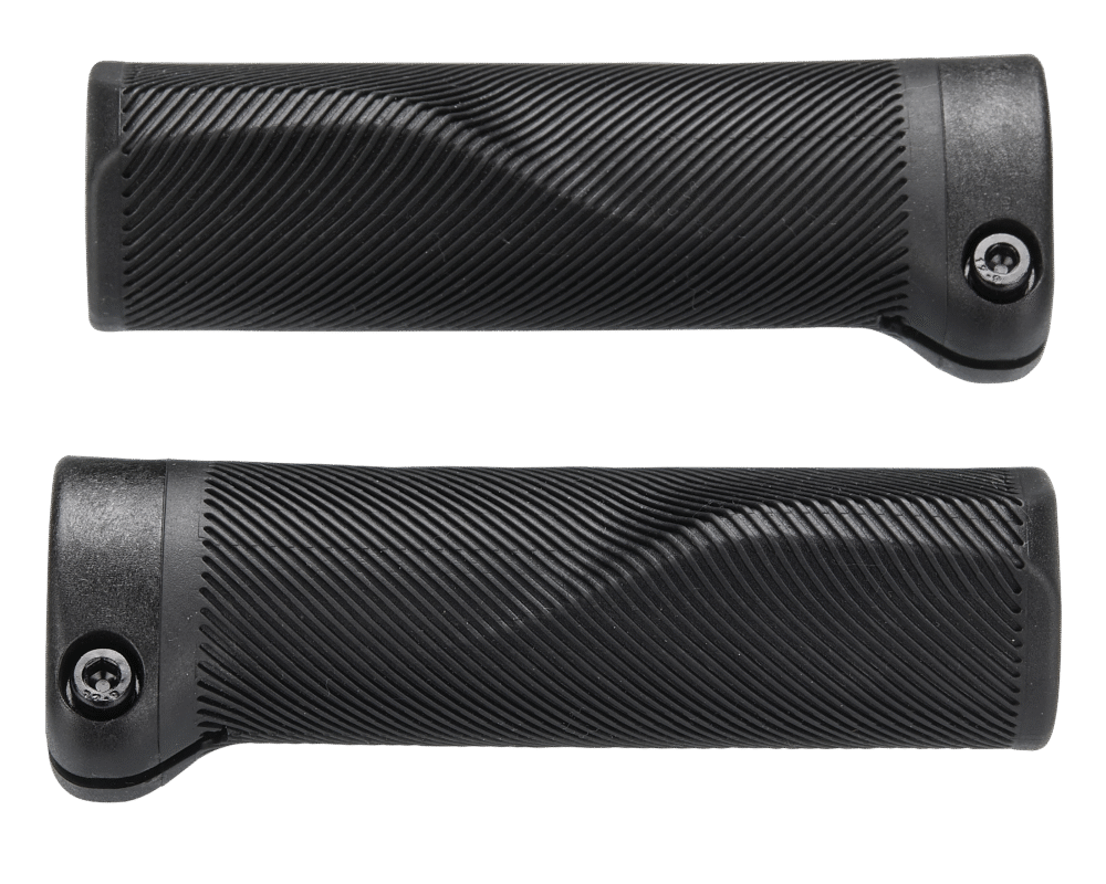 BAR GRIPS, KIDS FLANGED LOCK-ON, 105MM LENGTH, 30MM OD, 22.2MM DIA. BAR MOUNT, RUBBER, CLOSED END