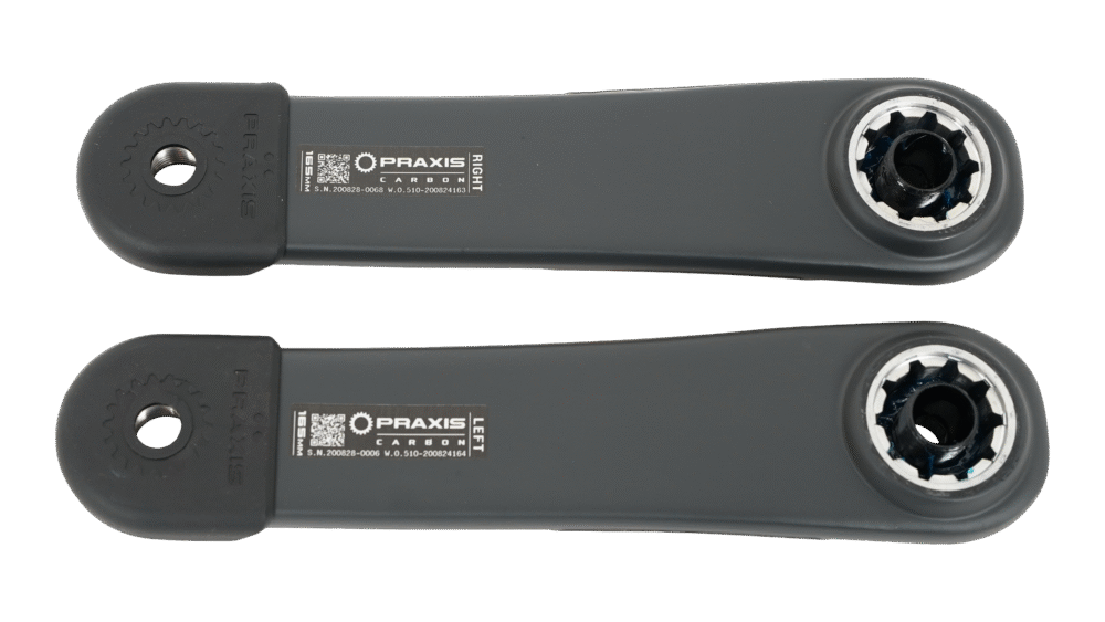 CRK TURBO, SL 1.1, MOUNTAIN, 165MM, L+R ARMS, CARBON, PRAXIS (NEW VERSION) - Imagen 2