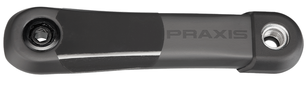 CRK TURBO, BROSE ISIS SPLINE (G2), 160MM, DRIVE-SIDE ARM, CARBON, PRAXIS
