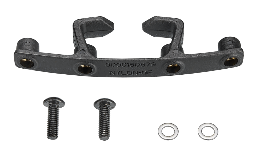 CBG ICR FUNNEL, LEVO (GEN.3), MAIN PIVOT CABLE GUIDE FUNNEL & MUD FLAP MOUNTING BRACKET, W/ BOLTS