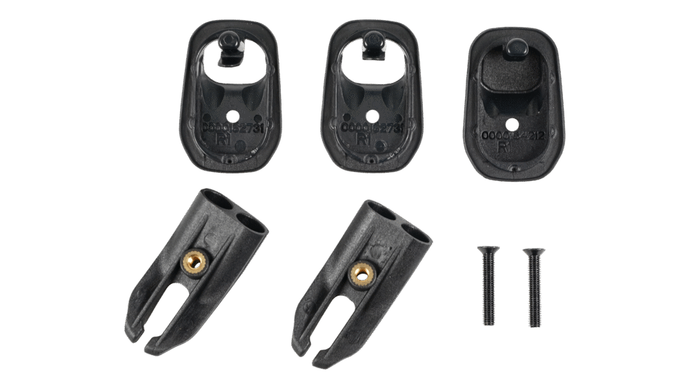 CBG HOOD SCOOP KIT, LEVO (GEN.3), RACETRACK ICR ENTRY PORT COVERS KIT (2-CABLE / 1-CABLE  / BLANK) - Imagen 3