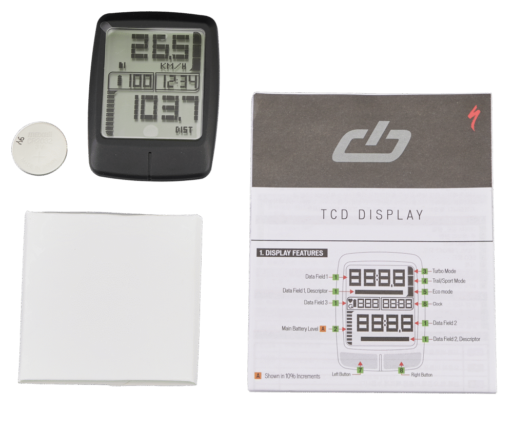 ELE HMI, WIRELESS TURBO CONNECT DISPLAY (TCD), W/O HANDLEBAR MOUNT