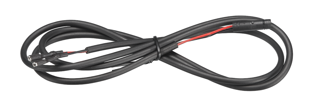ELE WIRING, BROSE 6V FRONT LIGHT CABLE FOR HERMANNS MR8 LIGHT, W/ FASTON CONNECTORS, 1140MM LENGTH